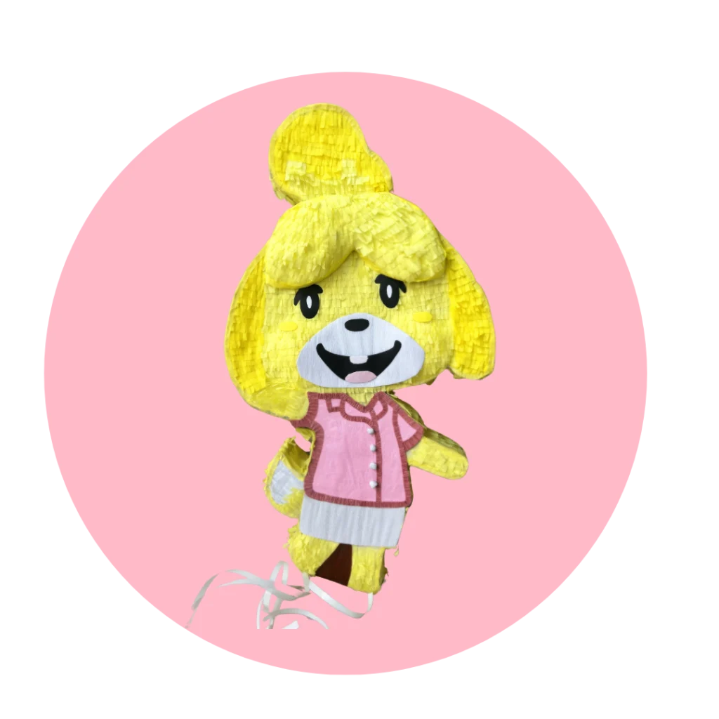 Piñata Marie d'Animal Crossing pour une fête à thème.